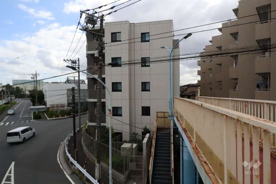ガーラレジデンス元住吉の外観(北東側から)
