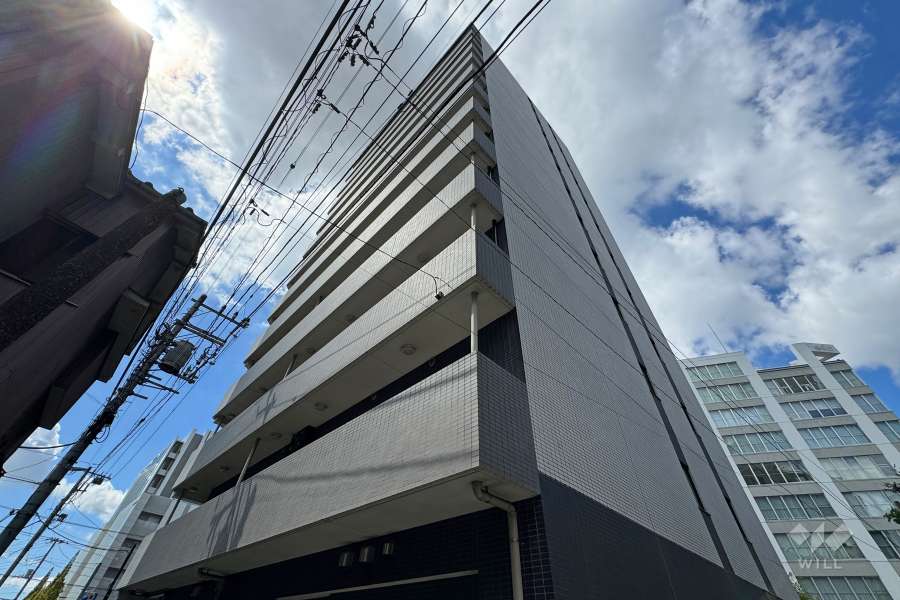 スパシエ川崎ウエストの外観（北東側から）