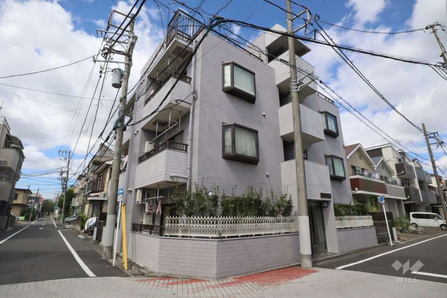 ウィングシティー多摩川の外観(南側から)　　