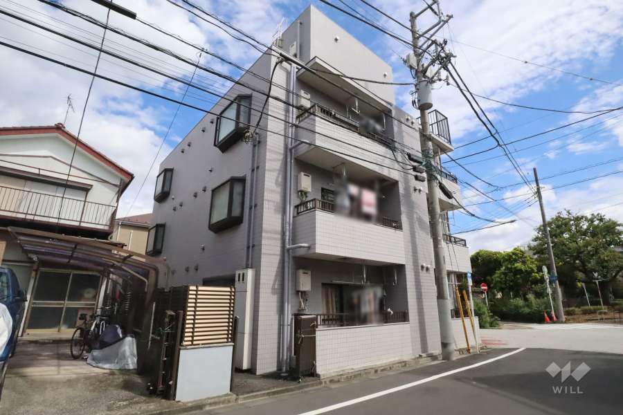 ウィングシティー多摩川の外観（南西側から）　　