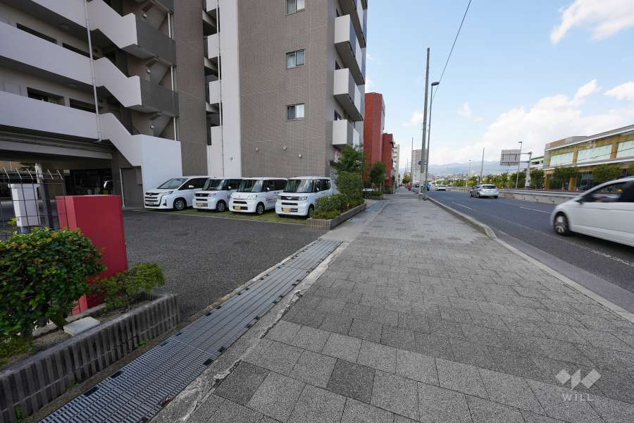 駐車場の出入口