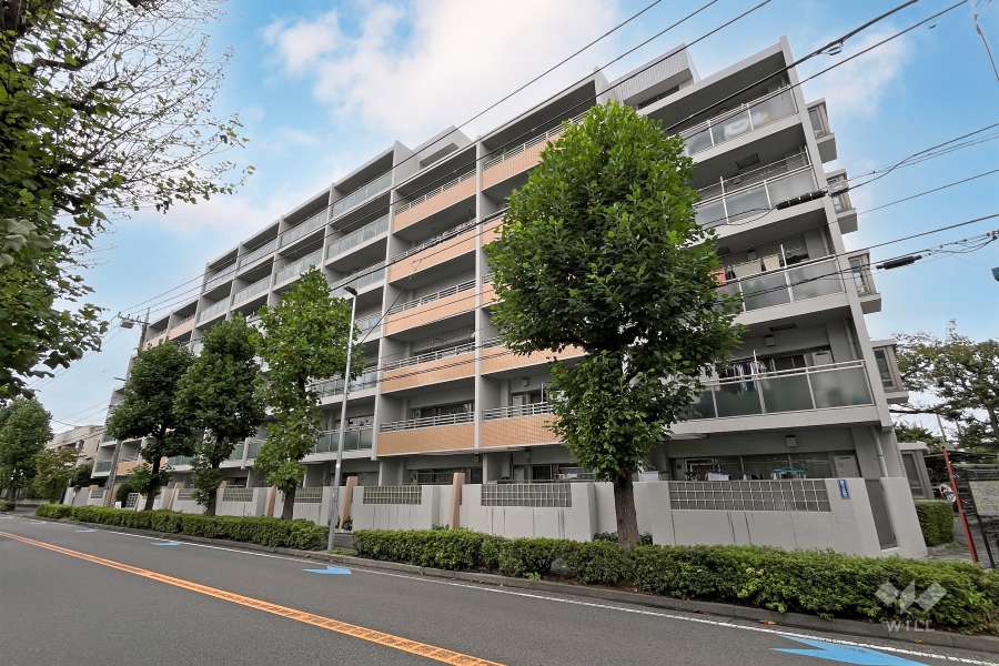 宿河原パークハウス壱弐番館の外観（南東側から）