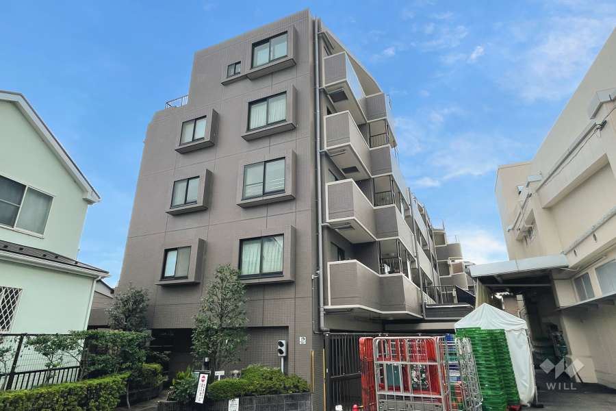 コスモ登戸シティフォルムの外観（北西側から）