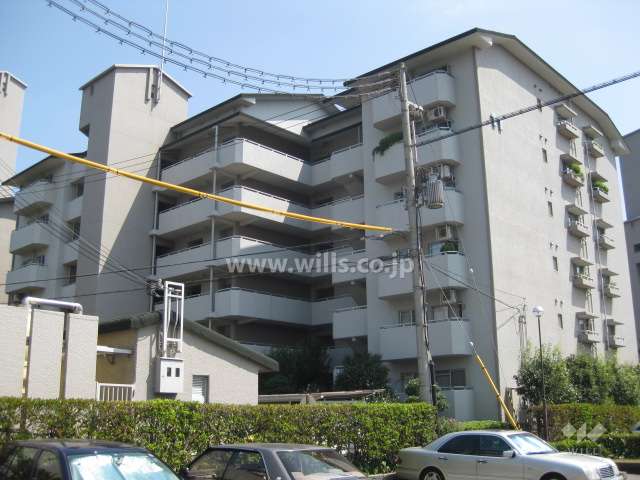 芦屋緑2住宅 11号棟の外観（（北東側から）
