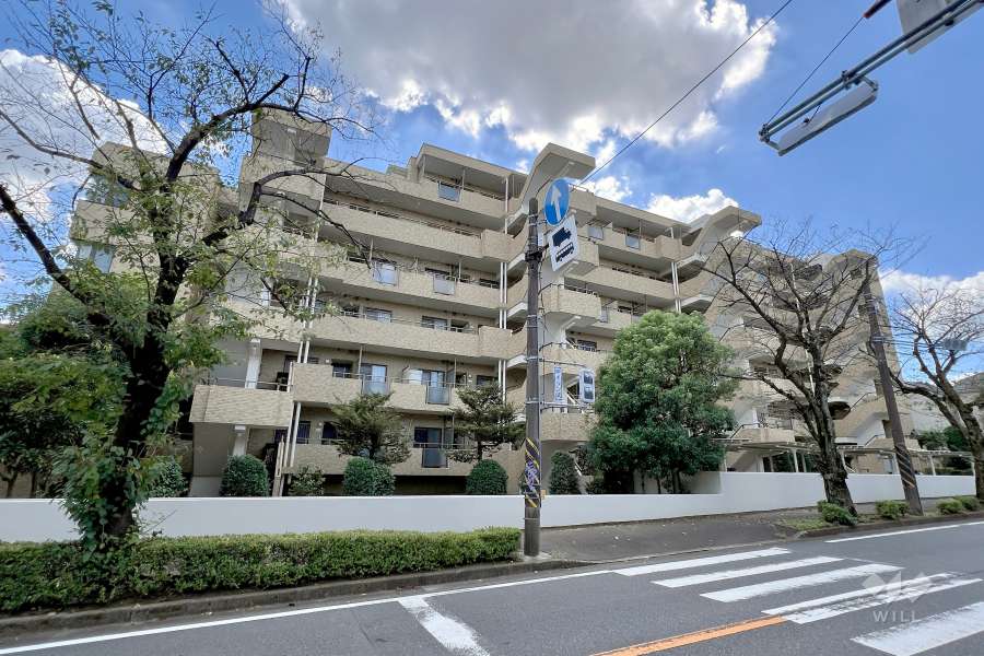 サニーハウス読売ランドの外観（北側から）