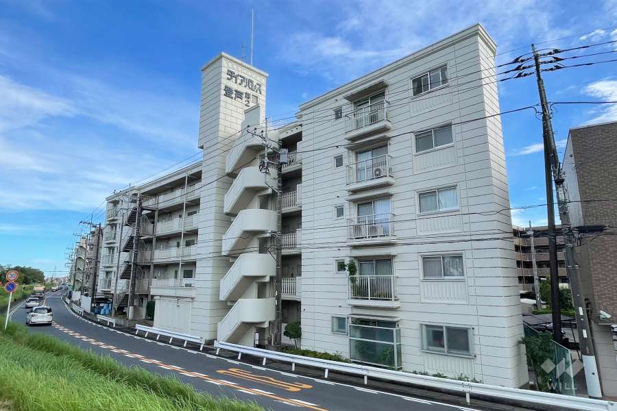 ダイアパレス登戸第2の外観（北西側から）