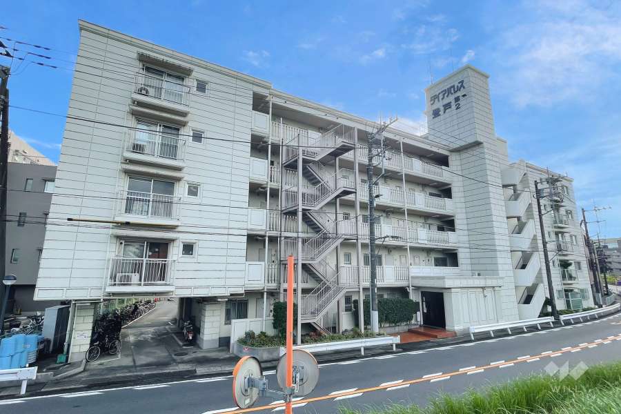 ダイアパレス登戸第2の外観（北東側から）