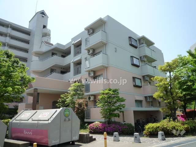 アルビス伊丹千僧3号棟の外観（北東側から）
