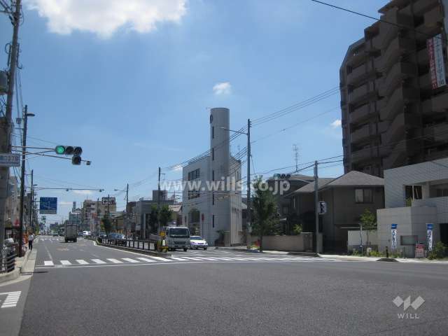 敷地北側は国道2号線に面しています。