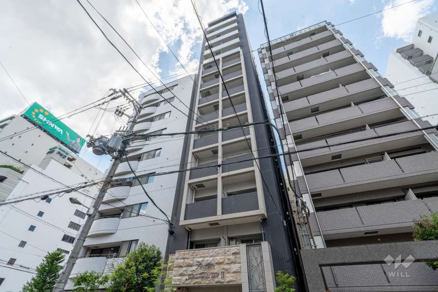 ファーストフィオーレ心斎橋イーストⅡの外観（北東側から）