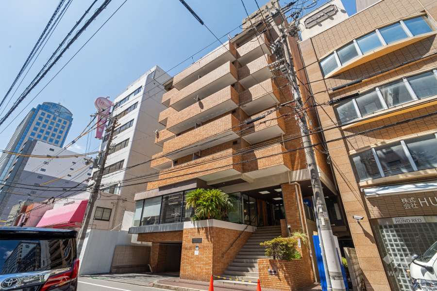 チサンマンション心斎橋二番館の外観（南東側から）