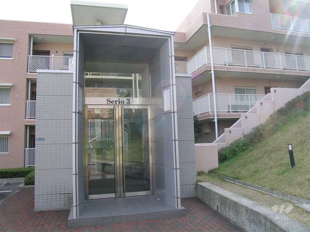 オートロック付きのエントランス