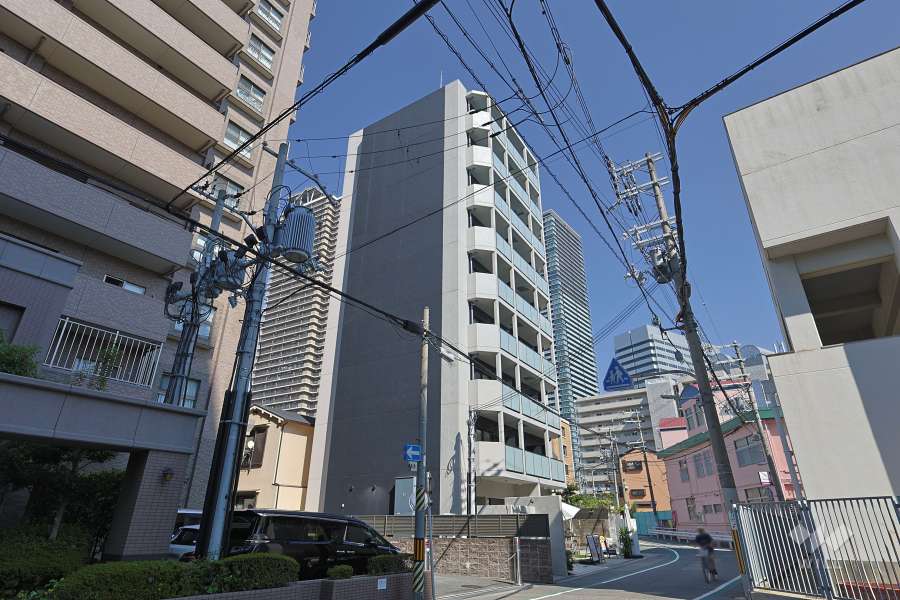 TOYOTOMI-STAY-PREMIUM-中之島の外観（南西側から）