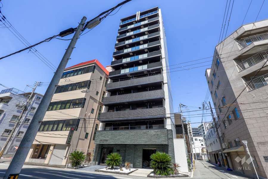 ララプレイス大阪新町ヴェレの外観（南東側から）