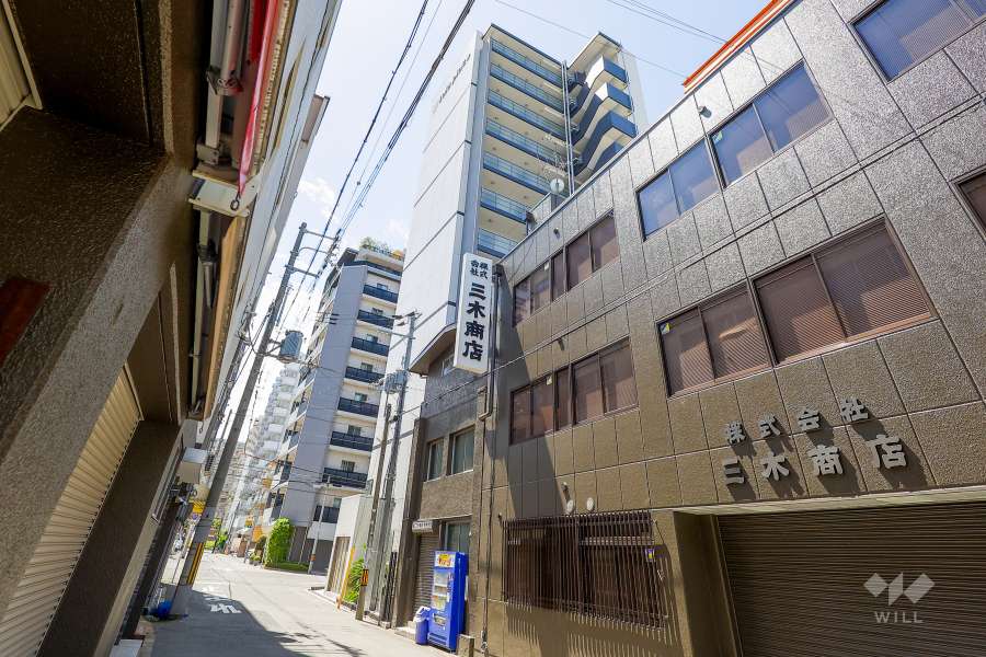 ララプレイス大阪新町ヴェレの外観（北東側から）