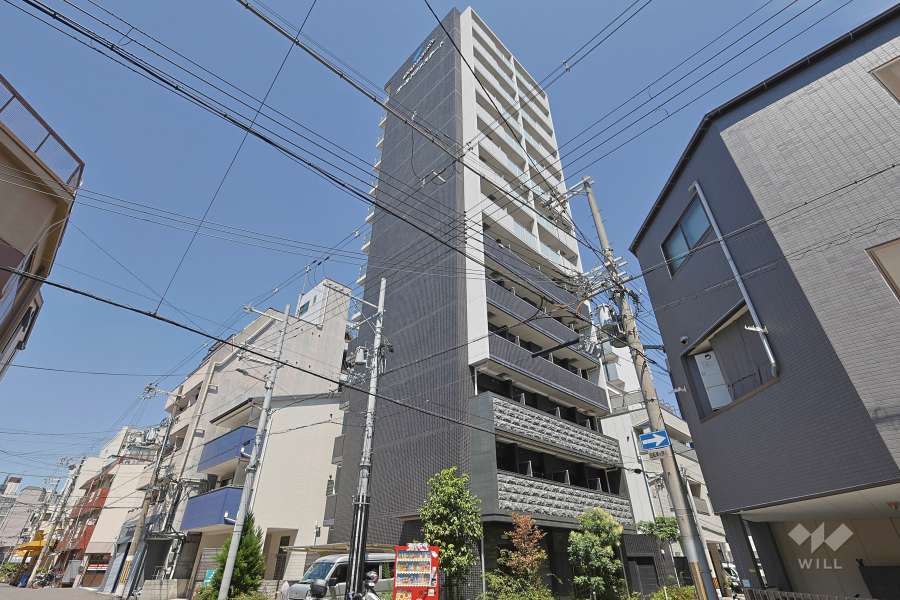 ファステート大阪ドームシティの外観（南側から）