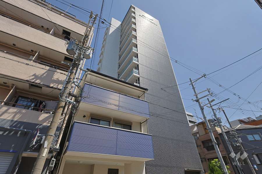 ファステート大阪ドームシティの外観（西側から）