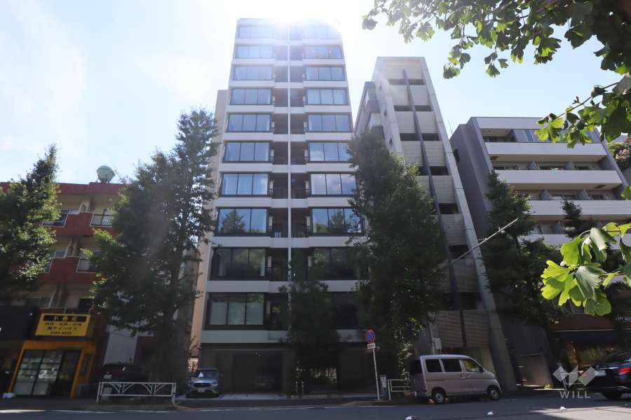 ブランズ渋谷代々木公園の外観(東側から)