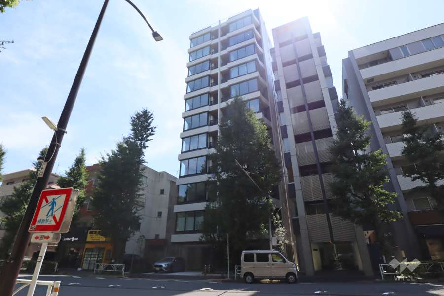 ブランズ渋谷代々木公園の外観(北東側から)