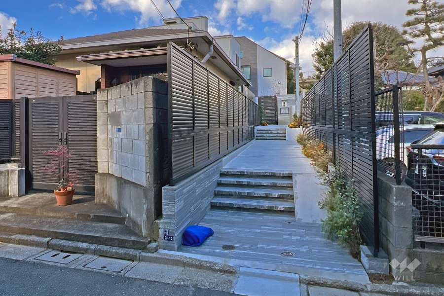 リムテラス旗の台六丁目の外観（南東側から）