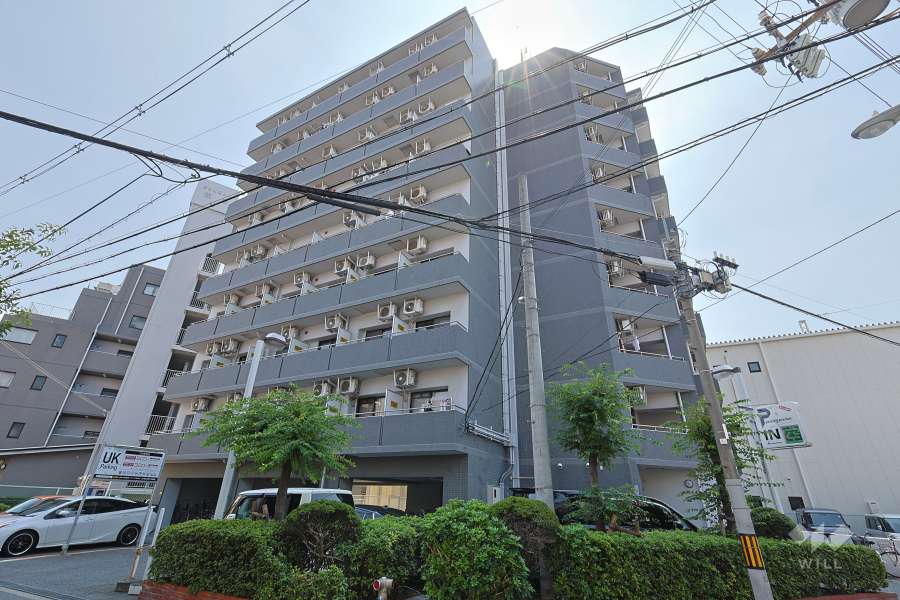 エスリード福島第2の外観（北側から）