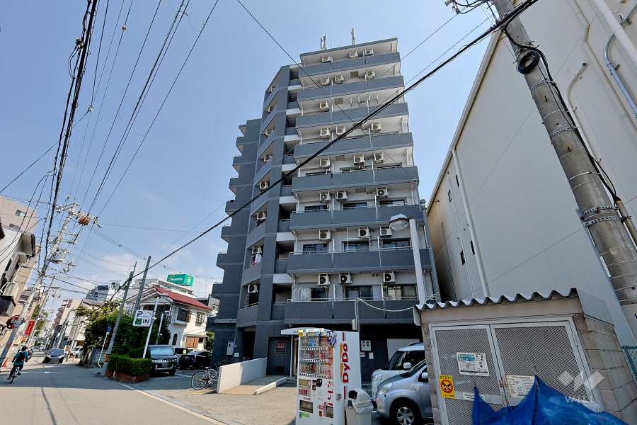 エスリード福島第2の外観（北西側から）