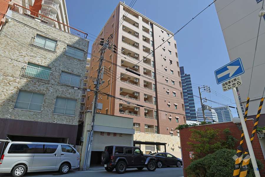 エステムコート梅田リトリーヴの外観（北西側から）