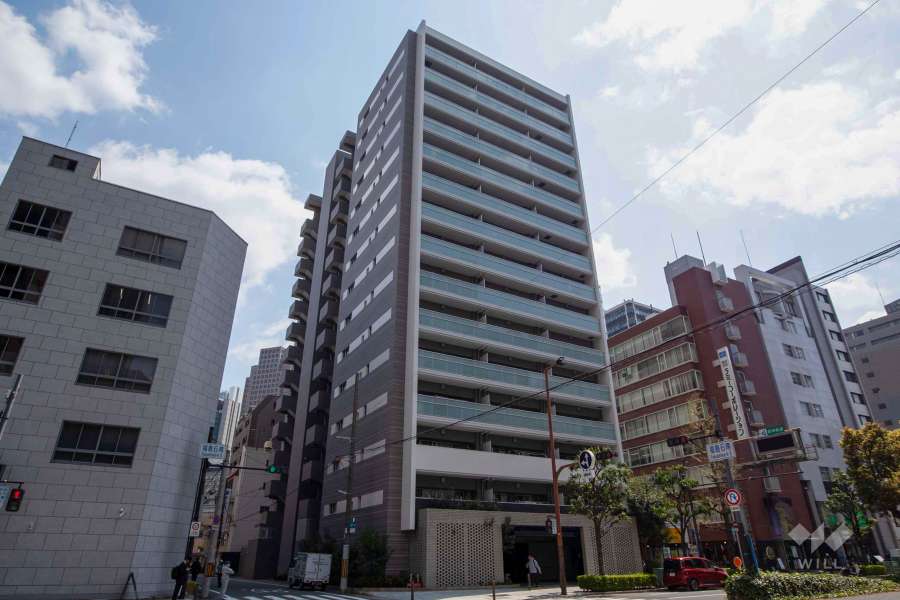 ザ・パークハウス大阪福島の外観（北西側から）