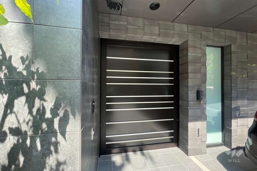 駐輪場の出入り口