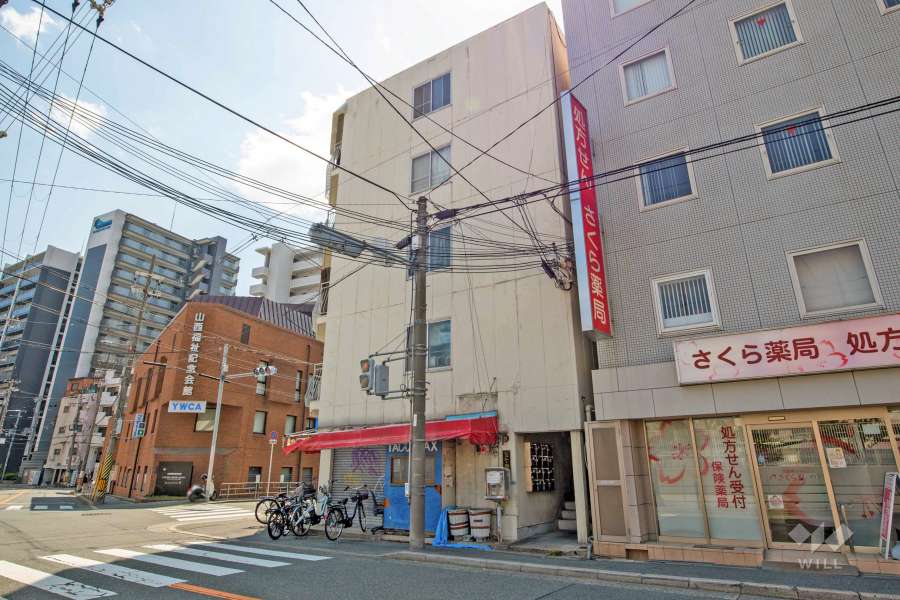 シャトー東梅田の外観（北東側から）