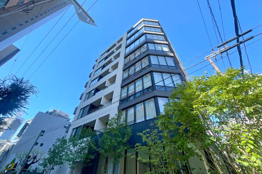 ブリリア淀屋橋の外観(北東側から)