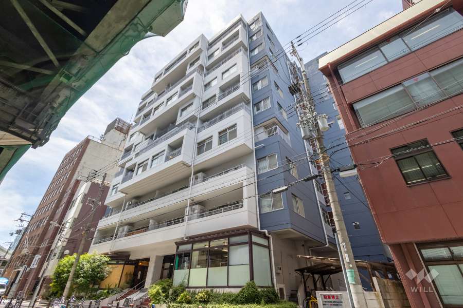 老松コープの外観（北東側から）