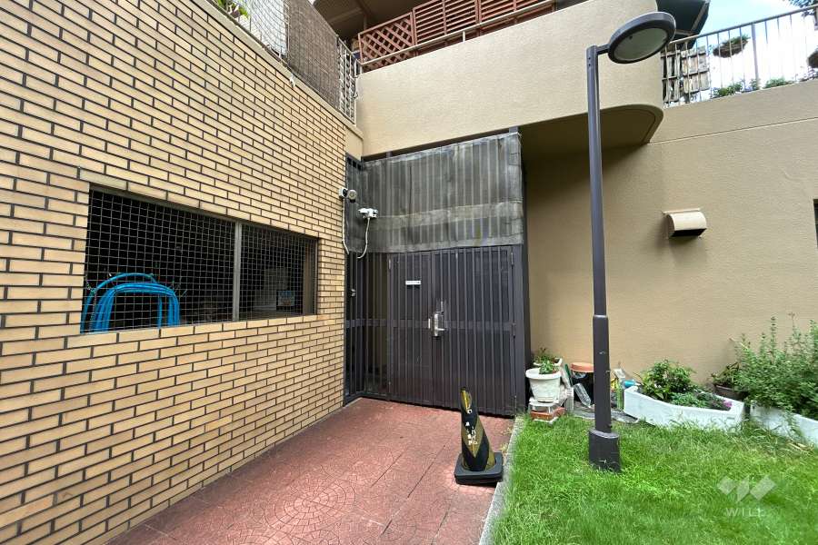 駐輪場の出入り口