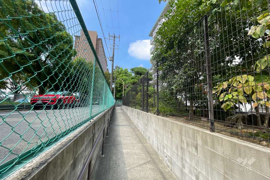 駐輪場の出入り口