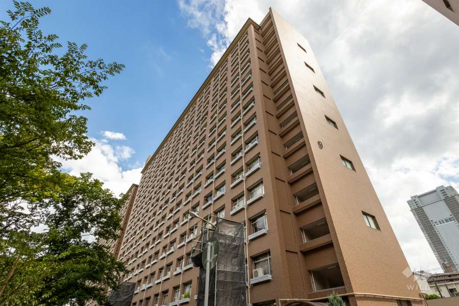 中津リバーサイドコーポD棟外観（北西側から）