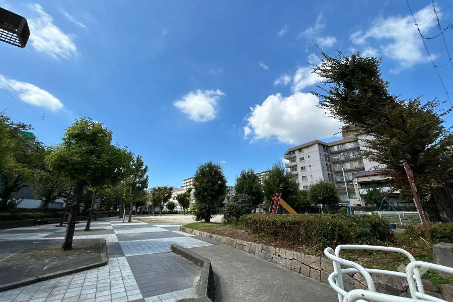 南側に『中津中央公園』が隣接しています。