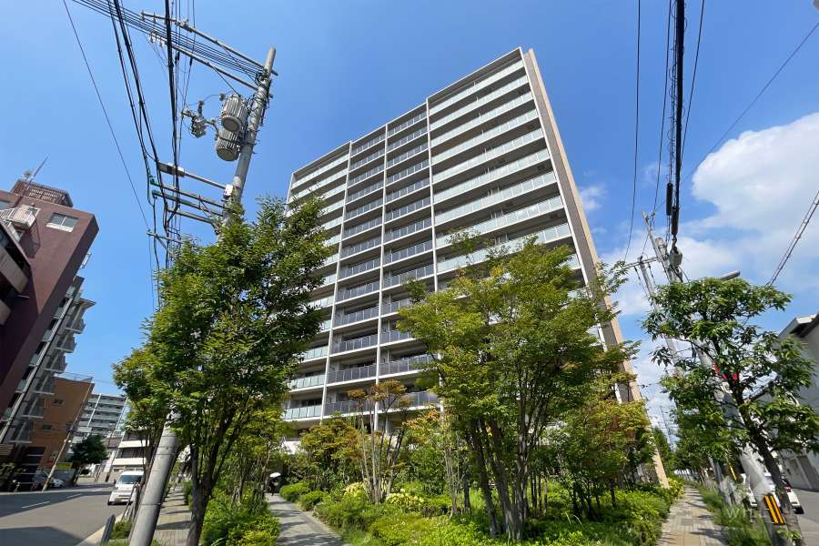 パークホームズノースゲートスクエアの外観(南側から)