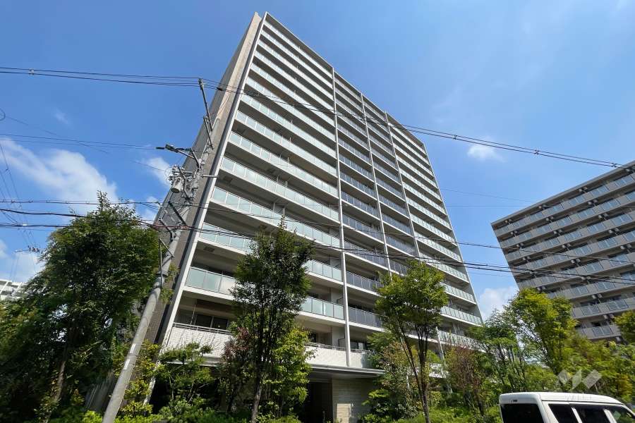 パークホームズノースゲートスクエアの外観(南東側から)　