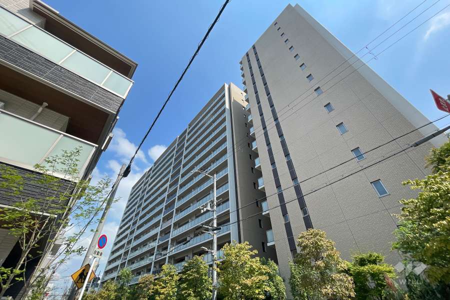 パークホームズノーズゲートスクエアの外観(南西側から)