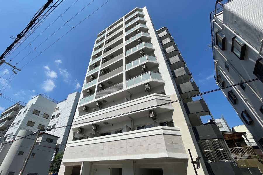 エステムコート新梅田の外観(南東側から)