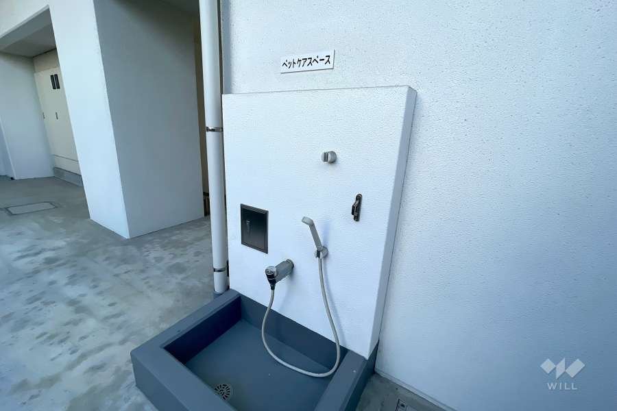 共有部(ペット足洗い場)