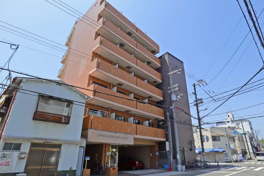 セレッソコート梅田東の外観（南側から）