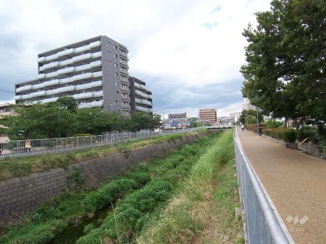 東に糸田川が流れます