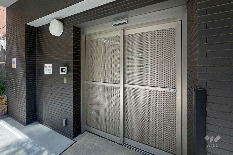 駐輪場の出入り口