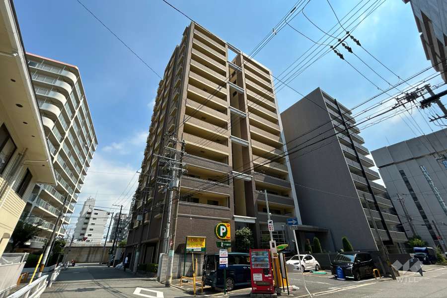 グランアッシュ梅田ヴィークスの外観（北西側から）