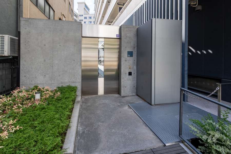 駐輪場の出入り口