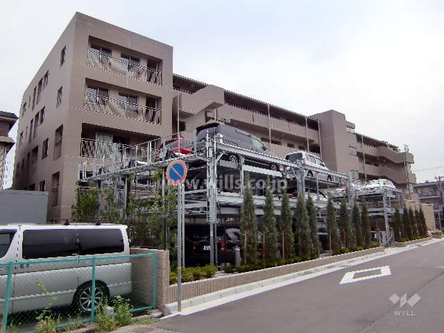 ル・サンク西宮武庫川の外観（北東側から）