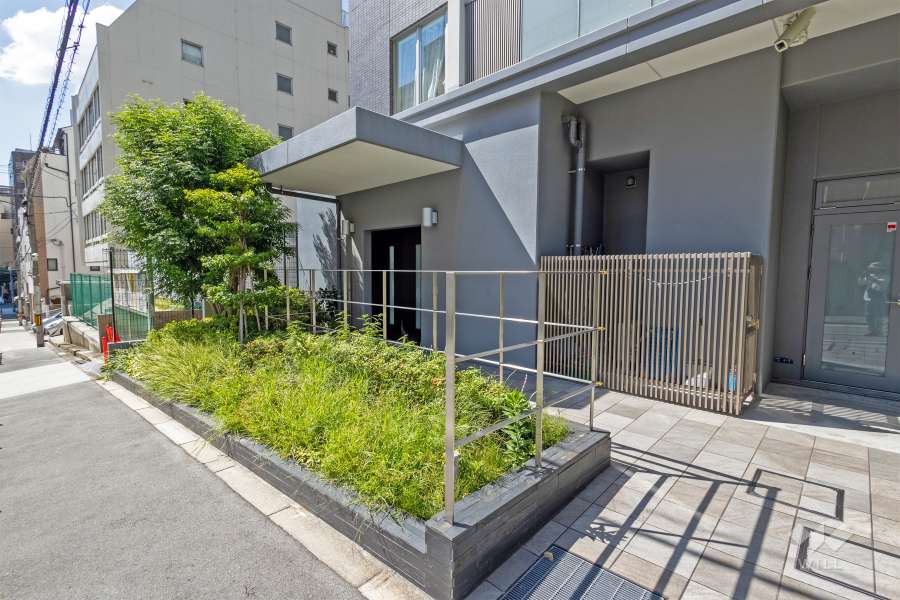 駐輪場の出入り口