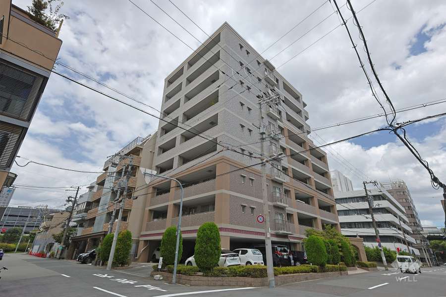 エスリード森ノ宮中央の外観（南東側から）