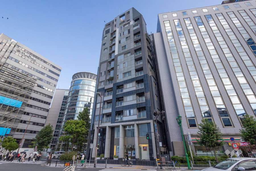 都住創大手前の外観（北西側から）